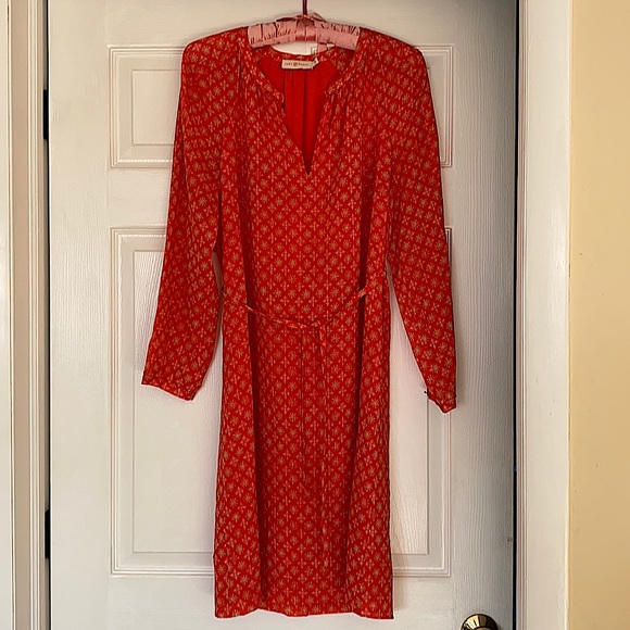 Tory Burch Orange Dress size 10 - Picture 1 of 4